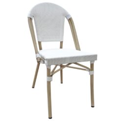 parisian chair in black texteline