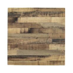 700mm Square Isotop Sliq Compact Table Top in Rustic Maple