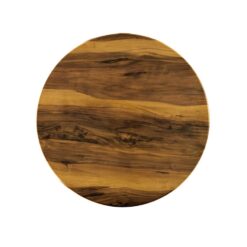 600mm Round Isotop Plus Table Top in Shesman Timber Look