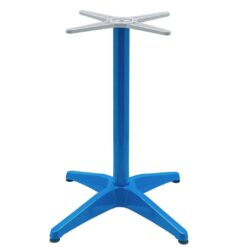 Roma Aluminium Table Base in Blaze Blue