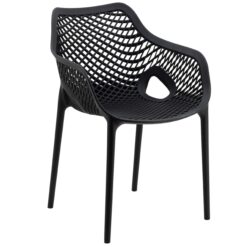 Envy Chair with Arms in Black