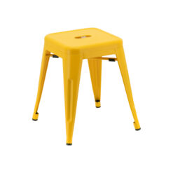 Small Replica Tolix Stool in Matte Yellow