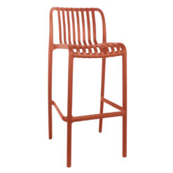 Tall Tuscan Stool in Terracotta