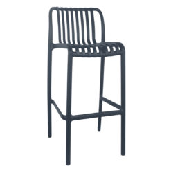 Tall Tuscan Stool in Charcoal