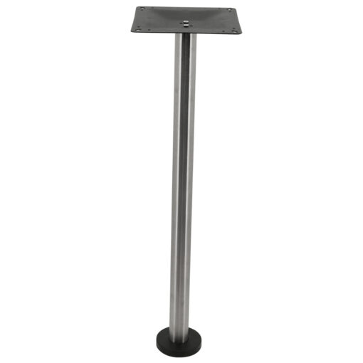 bolt in stainless steel bar table with round pole