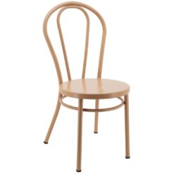 No.18 Steel Cabaret Chair in Oak Look