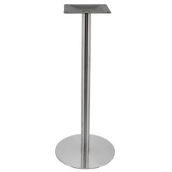 circular stainless steel bar table base