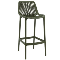 tall envy stool in olive green