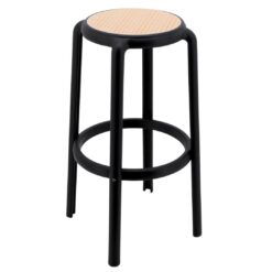 Tall Ethel Stool in Black