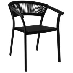 harper chair in black