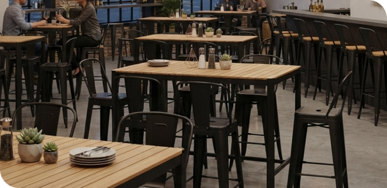 hight table chairs