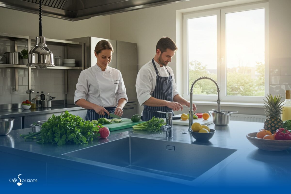 how many sinks does a basic café in australia usually need