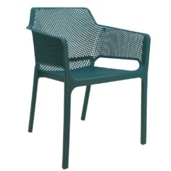 net chair in ocean blue
