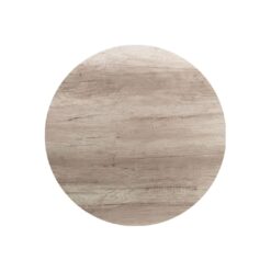 oak round 600mm compact table top