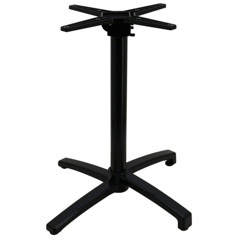 sophie aluminium foldable table base in black