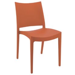 specta chair in terracotta