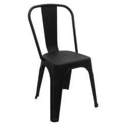 polypropylene replica tolix chair in black