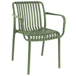 tuscan chair in olive green with arms (pre order) one chair