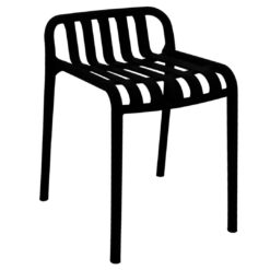 Small Tuscan Stool in Black