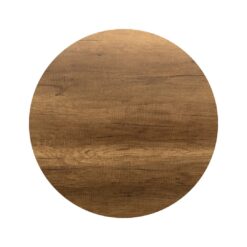 walnut round 600mm compact table top